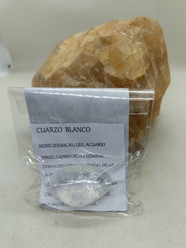 Canto rodado Cuarzo Cristal (Autoayuda) - Imagen 2