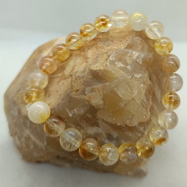Pulsera Citrino (prosperidad, alegría)