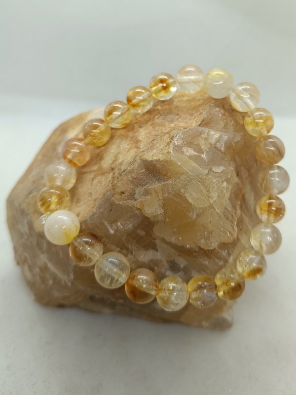 Pulsera Citrino (prosperidad, alegría)