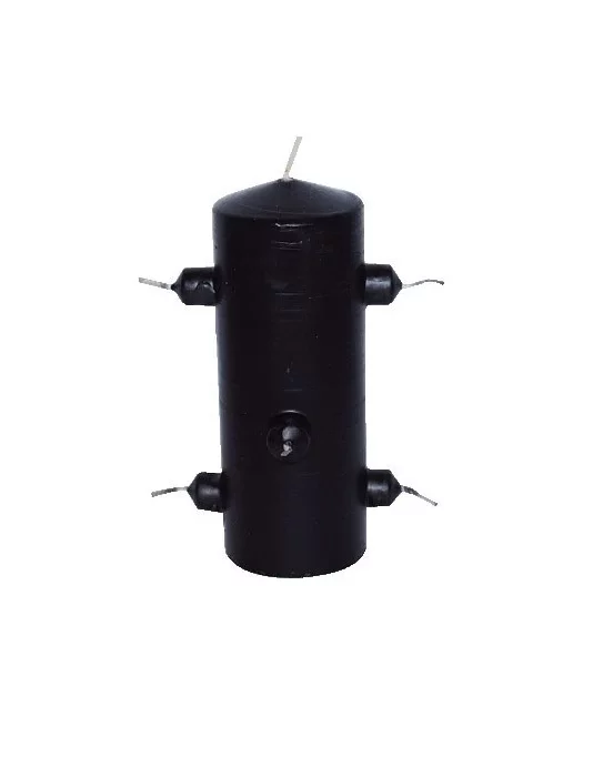 Velón 7 mechas Negro (para cortar bujería, daños, y envidias muy potente. el mejor del mercado )