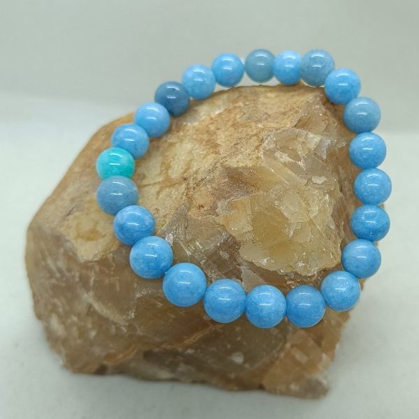 Pulsera Calcedonia (armoniza, protege)