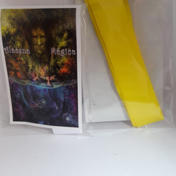 CINTA RITUAL Amarilla (atar dinero, negocios, fortuna)