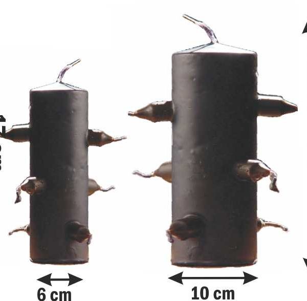 VELON 7 MECHAS NEGRO Gigante (25 cm x 10 cm ) magias muy potentes