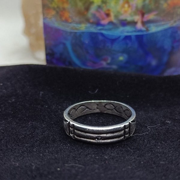 Anillo Atlante PLATA de ley ( fabricado en España ) Ritualizado