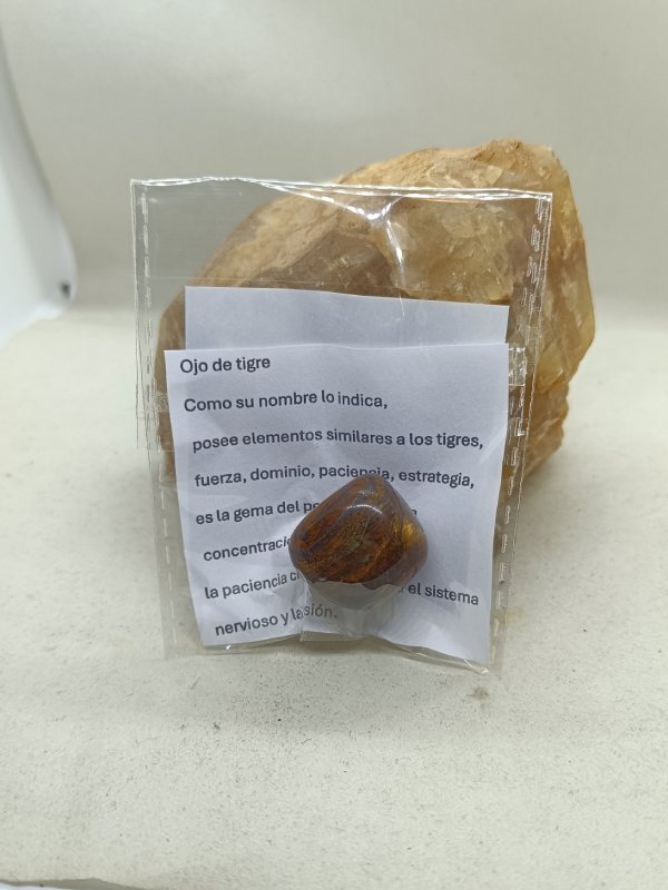 Piedra rodada, pulida OJO TIGRE (Dominio, estrategia) - Imagen 2