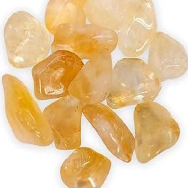 Canto rodado, pulido Cuarzo Citrino ( Prosperidad)