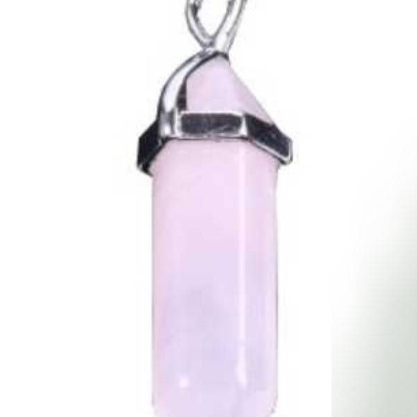 Punta Cuarzo Rosa, colgar