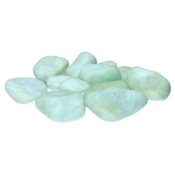 Piedra rodada, pulida Aguamarina ( Fertilidad, unión, videncia)