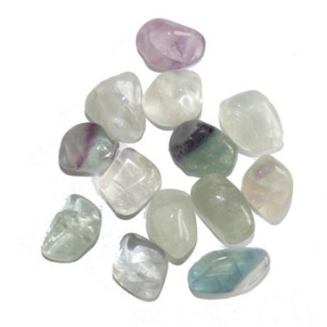 PIEDRA rodada, pulida FLUORITA (Visiones)