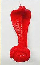 VELA SERPIENTE COBRA ( Diferentes colores)