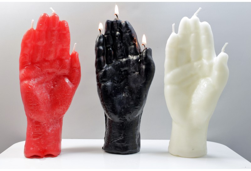 Vela mano poderosa ( diferentes colores)