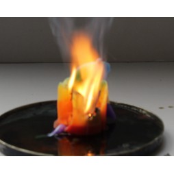 Velón 7 mechas 7 Chackras efecto "Poom"