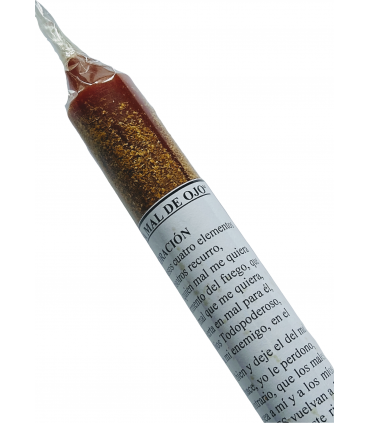 Vela orgónica contra mal de ojo