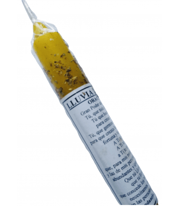 Vela orgónica Lluvia de Oro