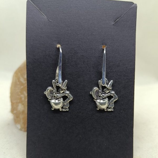 Pendientes Brujita con Caldero