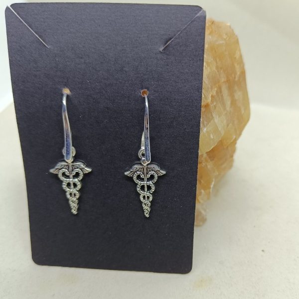 Pendientes Caduceo (Acero)