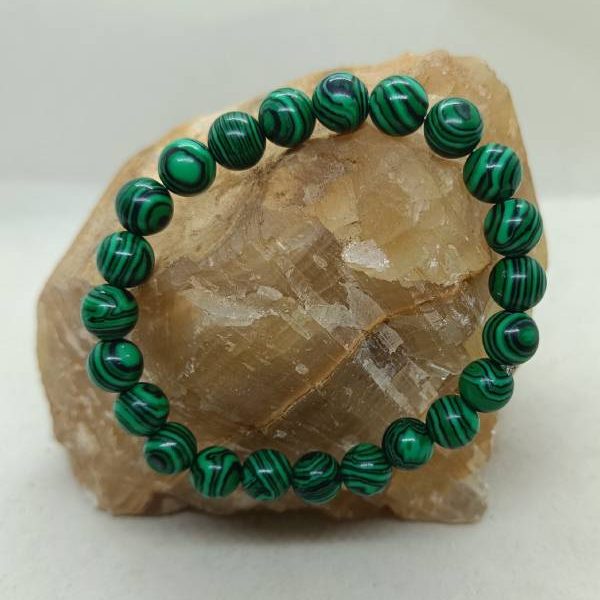 Pulsera Malaquita (suerte, belleza, armonía)