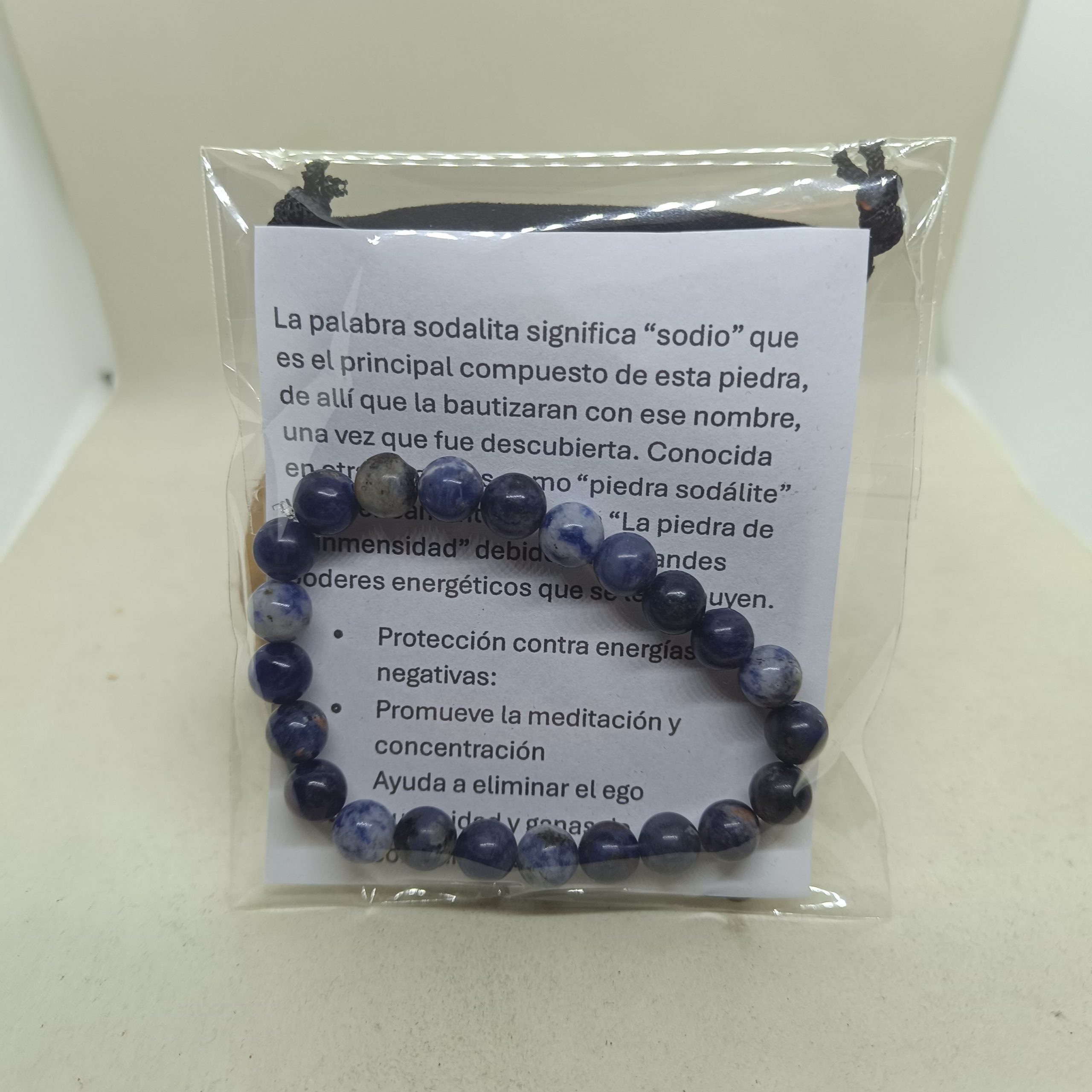 Pulsera Sodalita (protección, meditación) - Imagen 2