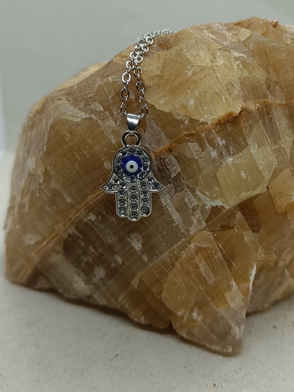 Colgante mano de Fátima (acero)