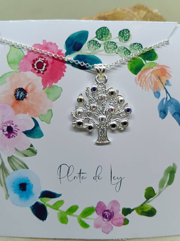 Colgante Árbol de la vida plata S925