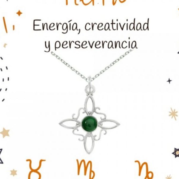 Collar Nudo de la Bruja, Elemento Tierra, Piedra Amatista