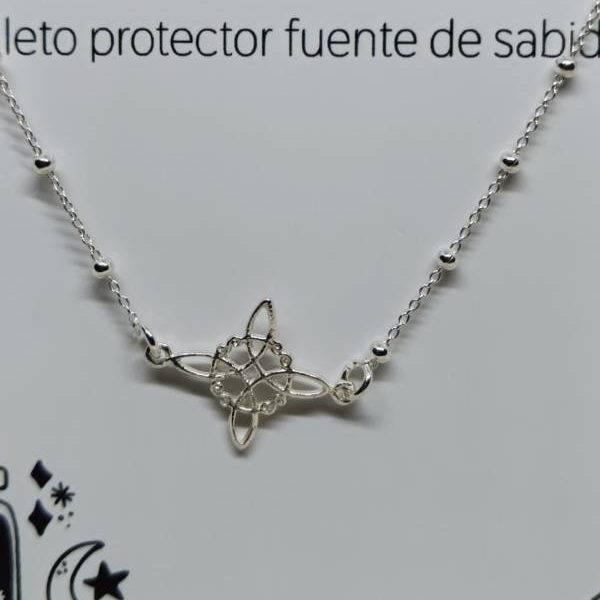 Pulsera Nudo de la bruja plata S925