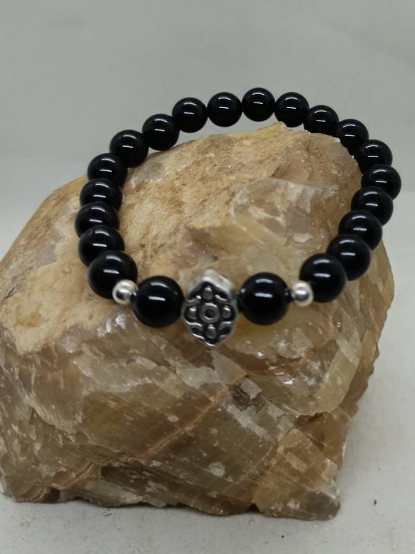 Pulsera Onix y Ojo de la Vida