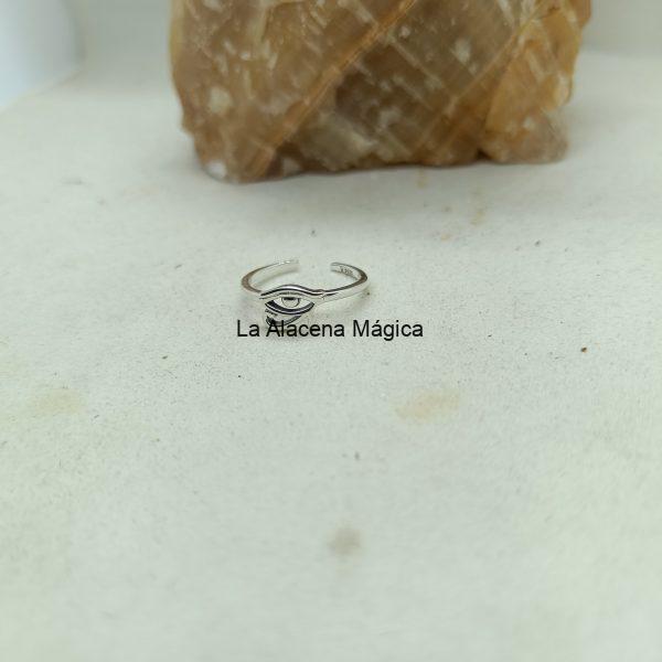 Anillo Ojo de Horus Plata