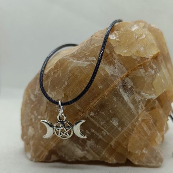 Colgante triple luna (acero)