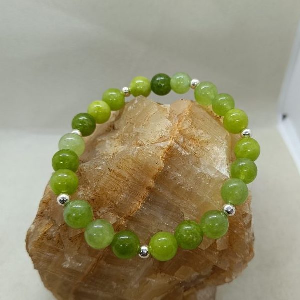 Pulsera Jade y plata