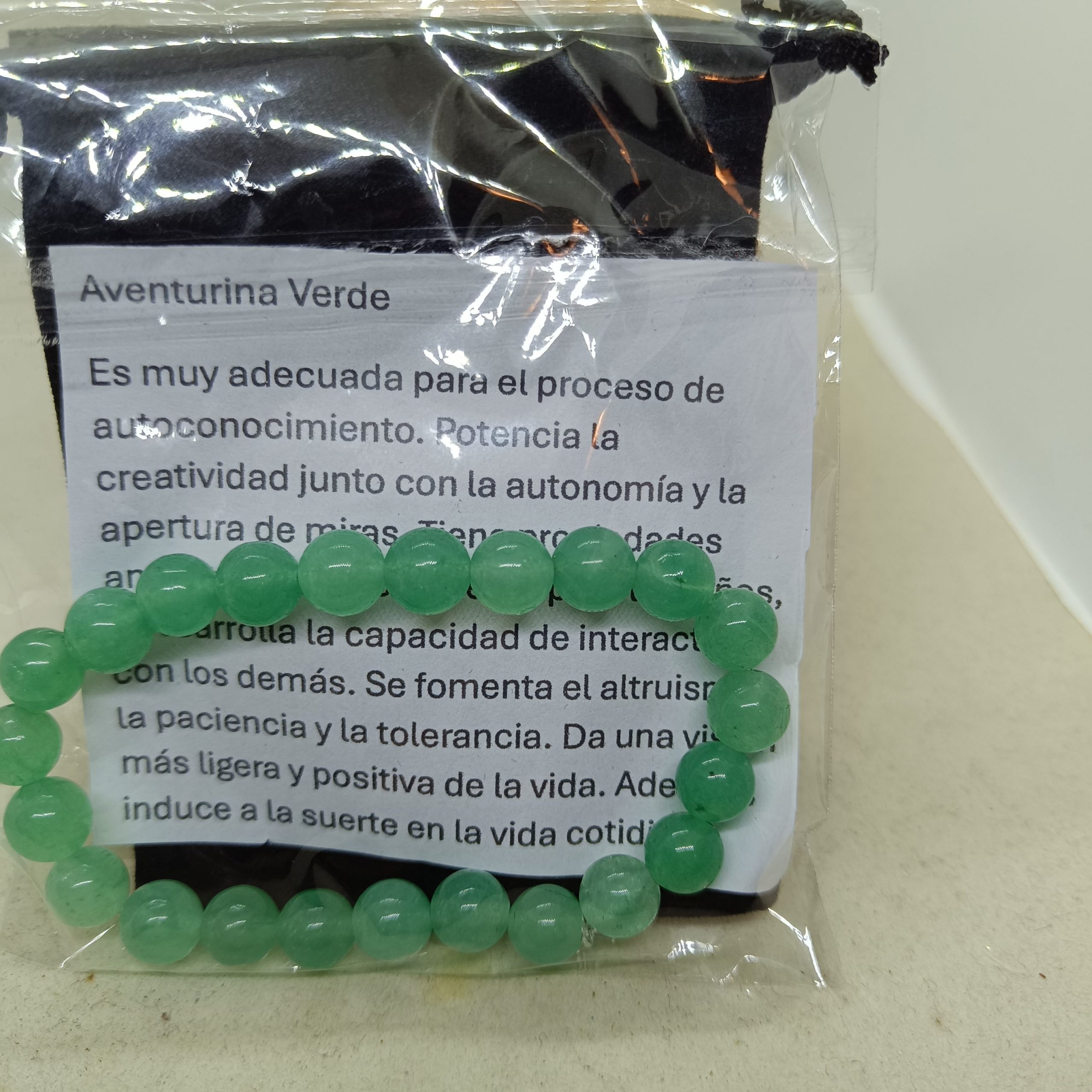 Pulsera Aventurina (buena suerte) - Imagen 2