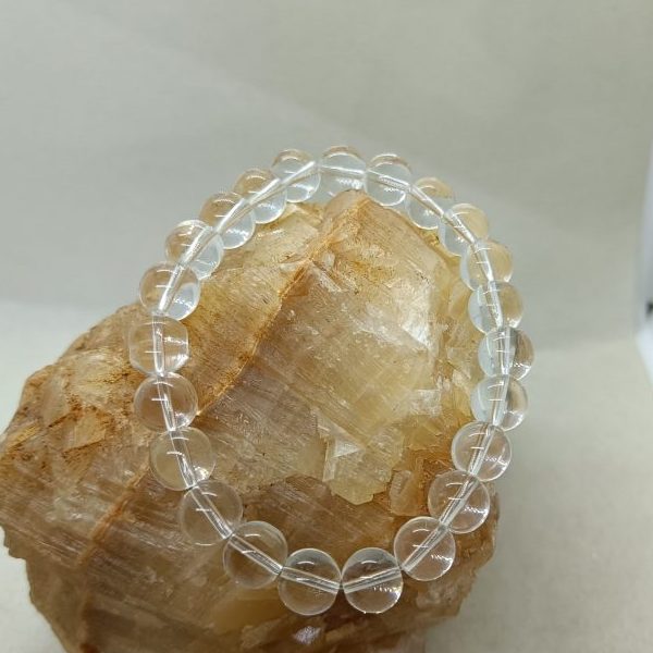 Pulsera Cuarzo Blanco (protección, suerte)