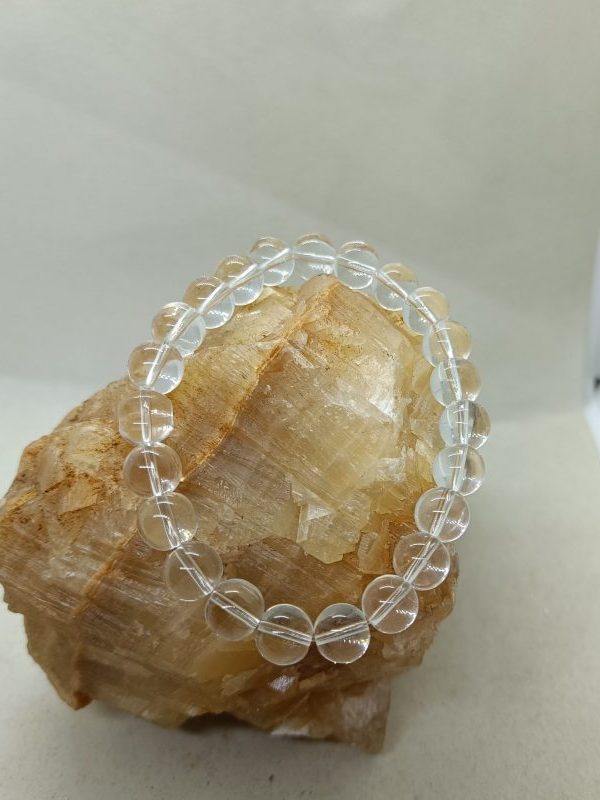 Pulsera Cuarzo Blanco (protección, suerte)