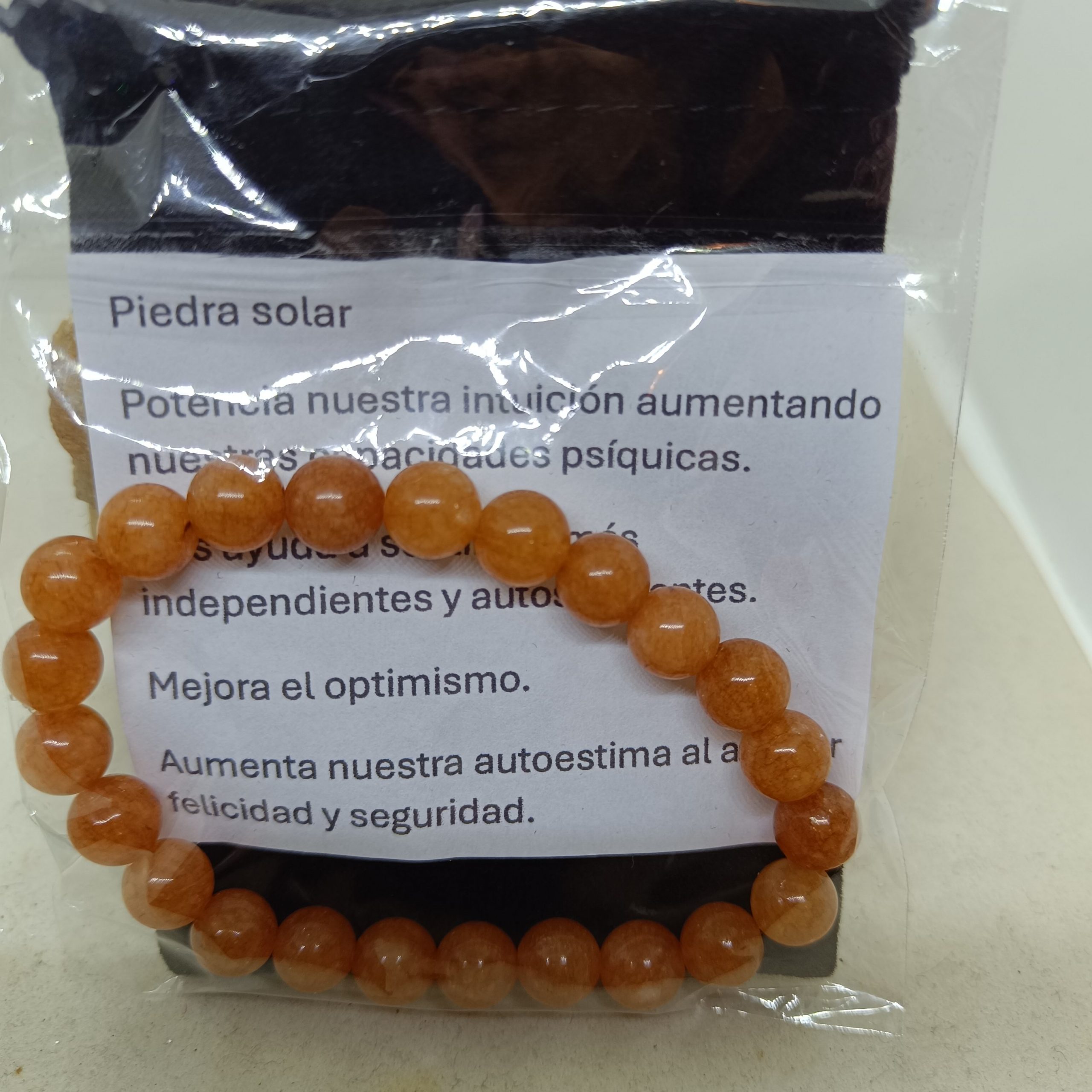 Pulsera Piedra solar (fuerza y valor) - Imagen 2