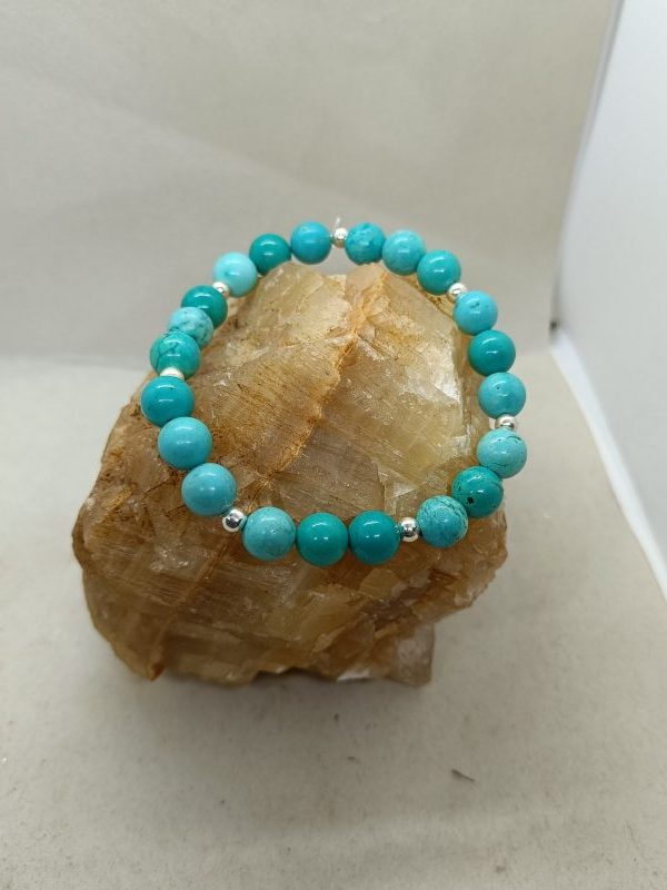 Pulsera Turquesa y plata de ley