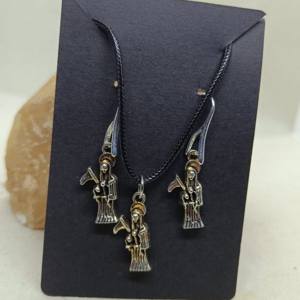 Conjunto Santa Muerte (acero)
