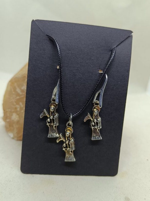 Conjunto Santa Muerte (acero)