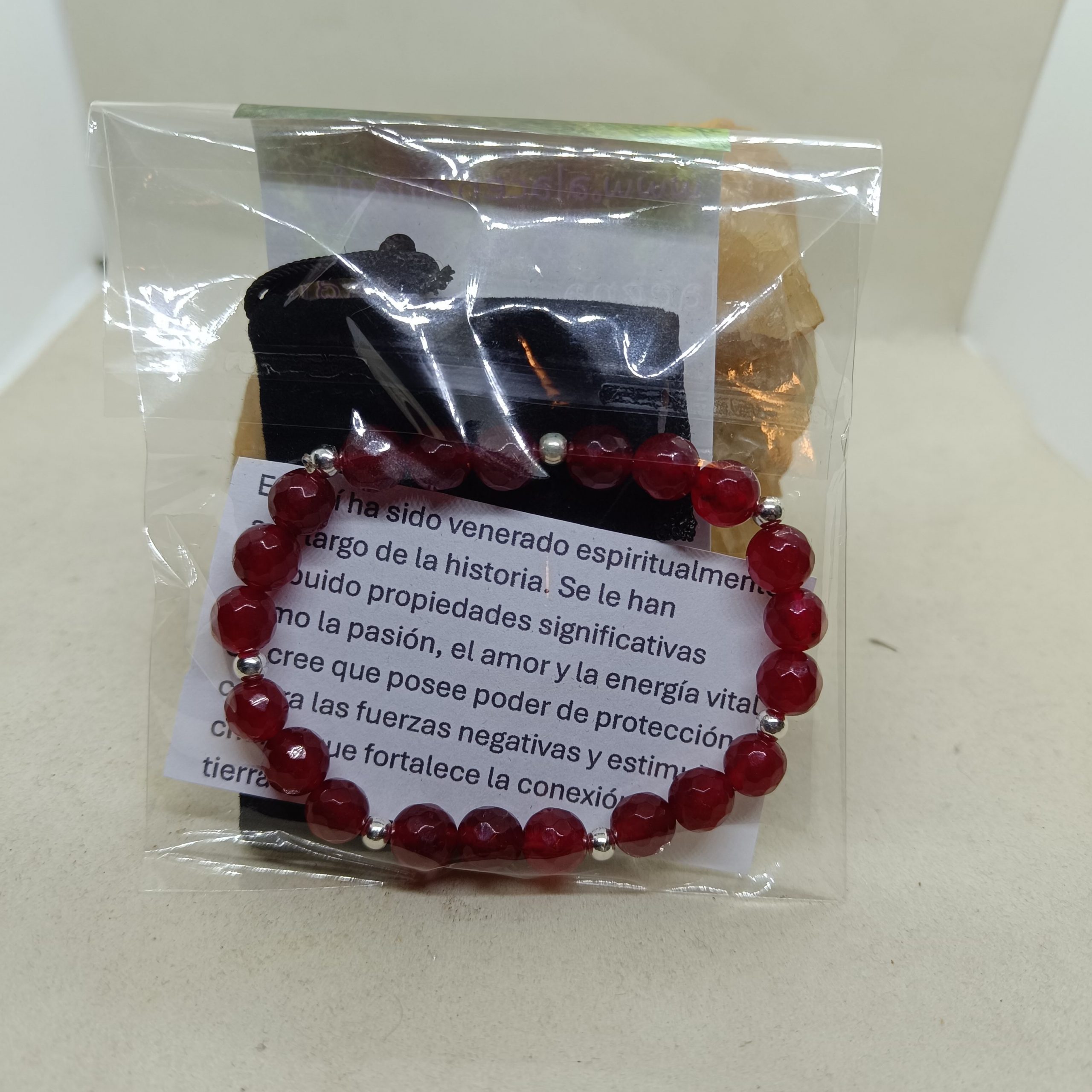 Pulsera Rubí y plata - Imagen 2